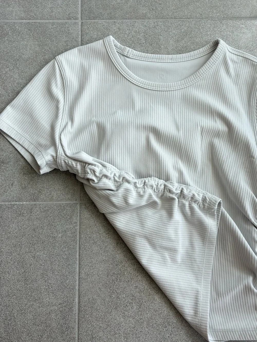 Lululemon All It Takes Ribbed Nulu T-Shirt Light Vapor 4